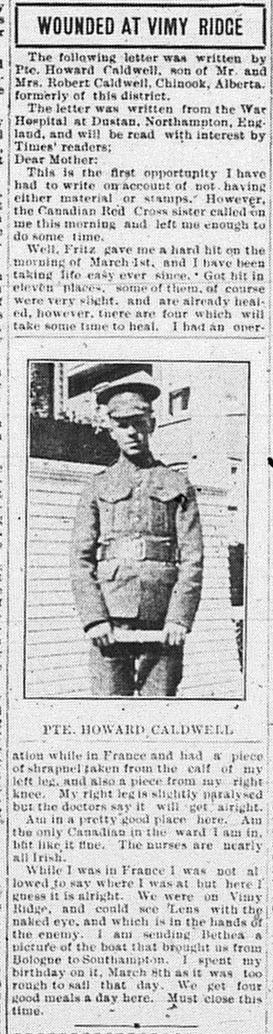 Port Elgin Times, April 25, 1917, p.1